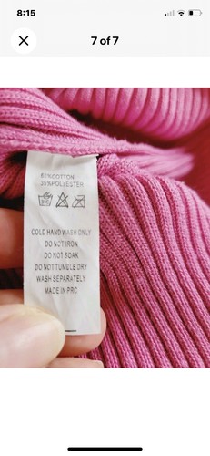 Runway Scout size Medium M Julia knit dress pink bodycon - Picture 4 of 7