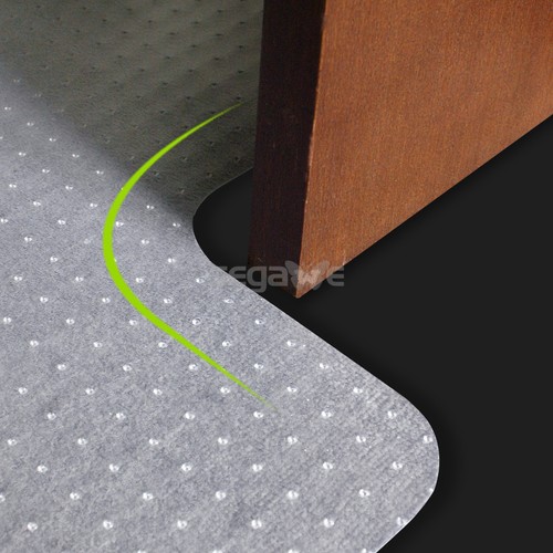 Office Chair Mat 48 x 36 inch Anti-Slip 1/8 inch Thickness Rectangular With Lip - Picture 7 of 9