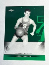 2012 Leaf Metal Green Holo PROOF MISSING AUTO & #/10 Bobby Wanzer