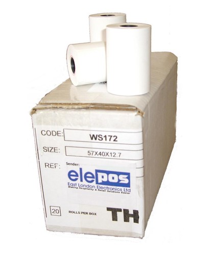 Rolls to Fit Verifone VX-680 VX680 (Box of 20 Rolls) - Picture 3 of 5