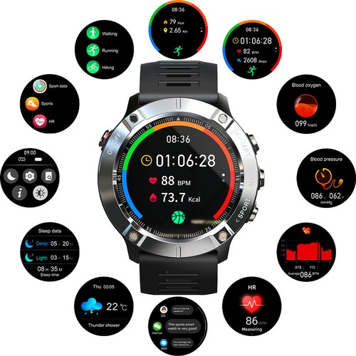 Men Women Smart Watch Fitness Tracker Pedometer Phone Mate for iOS Android - Picture 10 of 13
