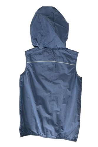 Scuderia Ferrari Kid "Reversible Hooded Vest" Gray & Blue Vest 3/4 Years - Picture 4 of 6