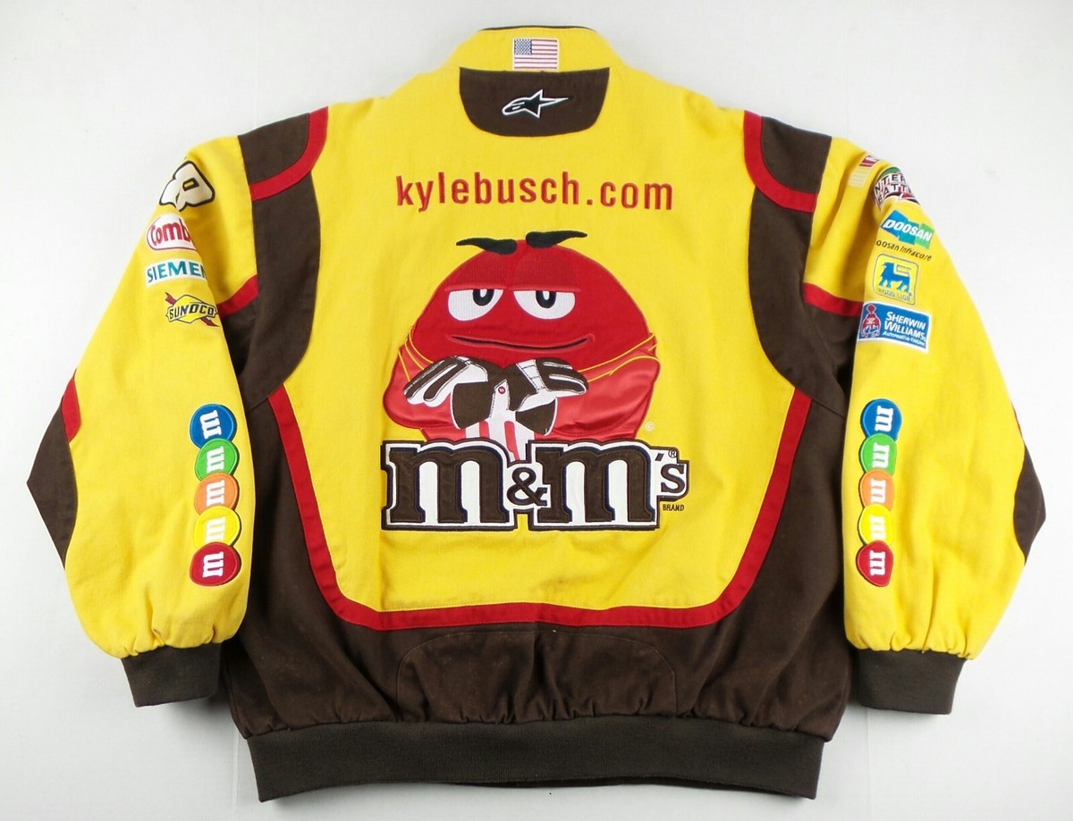 NASCAR JH Design m&m's レーシングジャケット 2XL JH DESIGN Racing Jacket Blue m&ms Size L | eBay