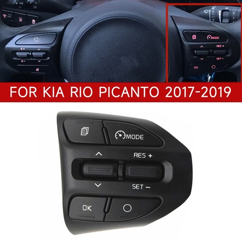 Right For Kia Rio Picanto 2017-2019 Cruise Steering Wheel Control Switch Button - Picture 1 of 10