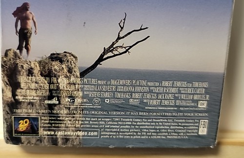 Cast Away VHS 2001 Special Edition Tom Hanks Neu Versiegelt in OVP - Bild 3 von 4