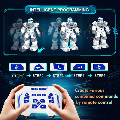 Kids Toy Gift 2.4GHz Remote Control Programmable Robot Intelligent Gesture Robot - Picture 10 of 24