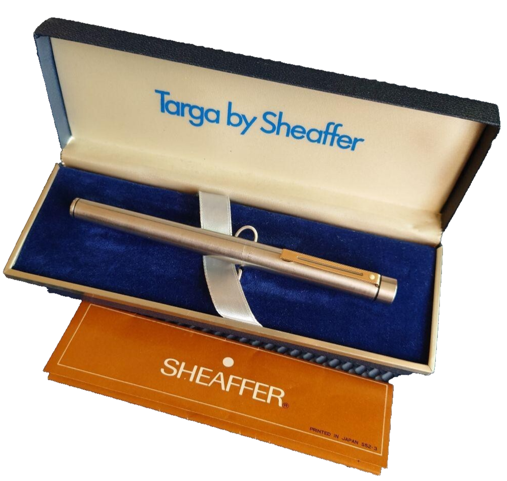 Targa by Sheaffer 万年筆　14k-585 SHEAFFER TARGA Gold Fountain Pen Nib 14K 585 USA Vintage | eBay