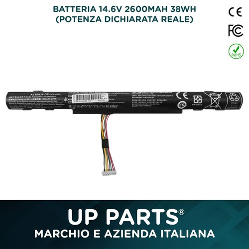 Batteria per Notebook Acer AL15A32 (2500mAh, 37,0Wh) per Aspire E5-573G-79HM - Foto 3 di 7