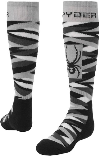 Spyder Boy 248591 Black Peak Kids Ski Socks Size Small - Picture 2 of 2