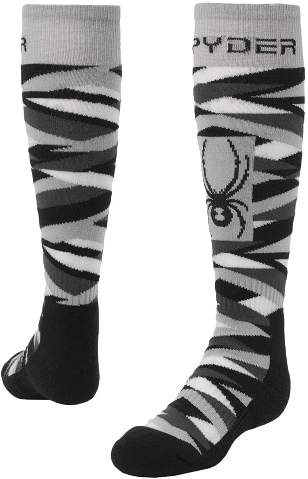 Spyder Boy 248591 Black Peak Kids Ski Socks Size Small - Imagem 2 de 2