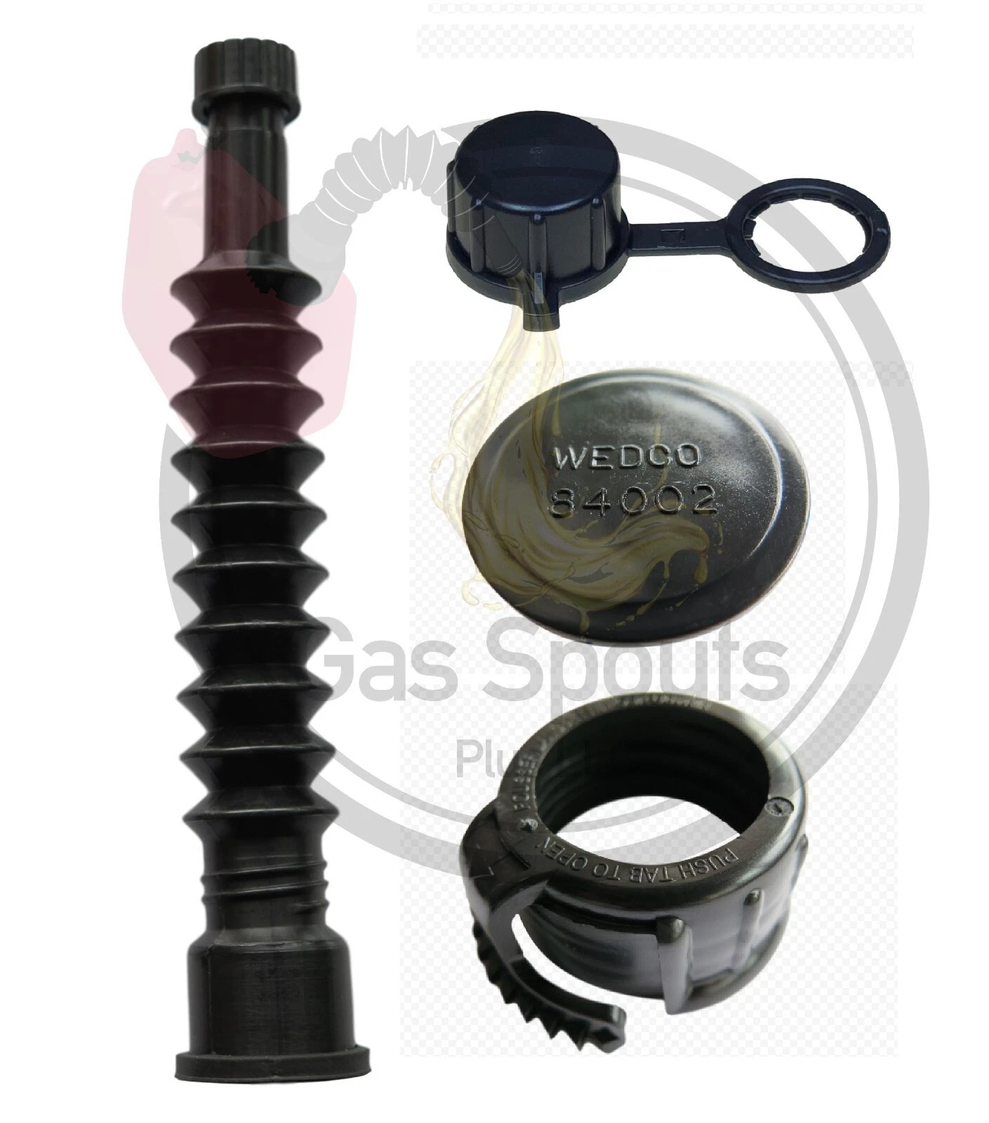 めこ Aftermarket WEDCO GAS SPOUT & PARTS Vent 84003 STYLE Stopper 84002