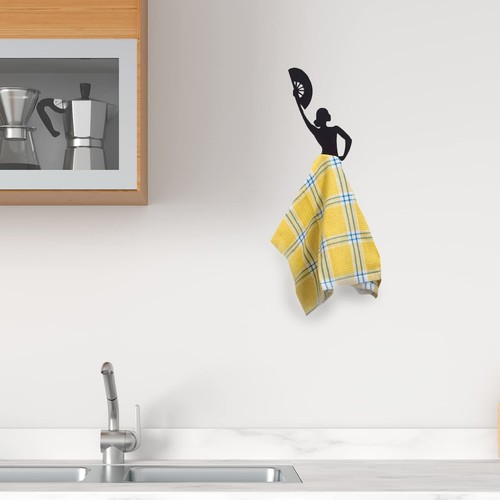 Flamenco Dancer - Appendiabiti decorativo da parete con gancio per bagno o cucina - Foto 7 di 8