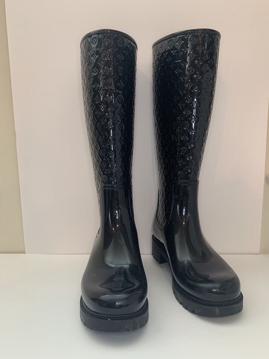 Louis Vuitton Black Combat Boots for Women for sale