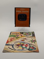 Spider Fighter (Atari 2600, 1983) Atari Cartridge With Manual 