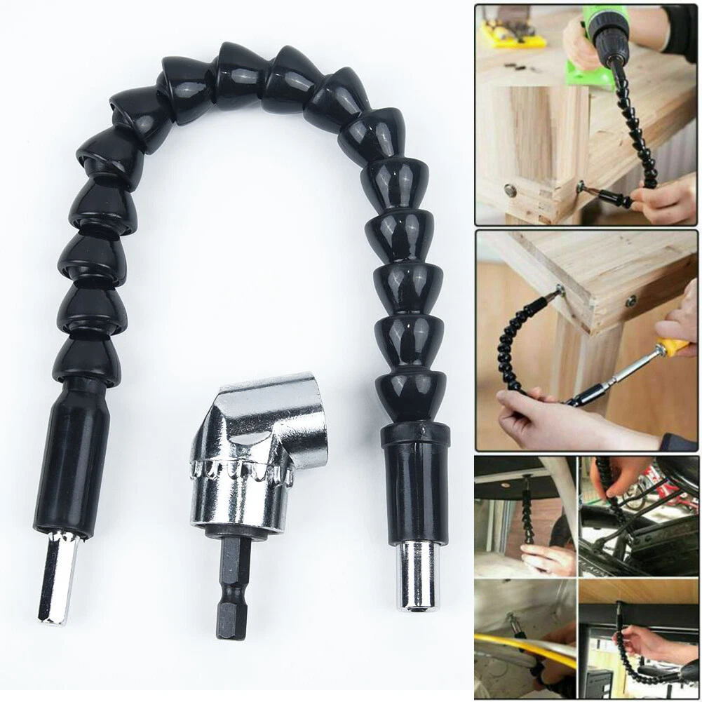 Flexible shaft extension deals bits