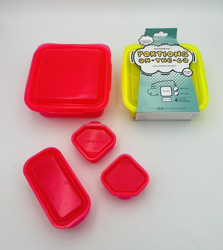 Paar Goodbyn Portionen für unterwegs Essensplanung Mittagessen Bento BOX Behälter - Bild 4 von 6