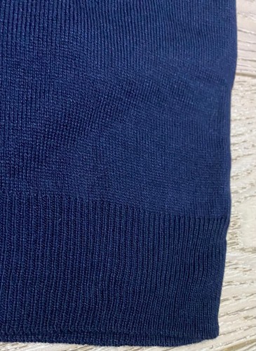 Prada Knitted T-shirt Dark Blue Logo Plaque Size S - Picture 6 of 10