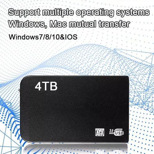 Speedy HDD 4TB 2TB External Hard Drive 1TB Portable USB 3.0 2.5" Expansion 3TB - Picture 12 of 19