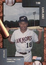 Tim Garland 1992 Fleer ProCards #160 RC Prince William Cannons *AutographDen*