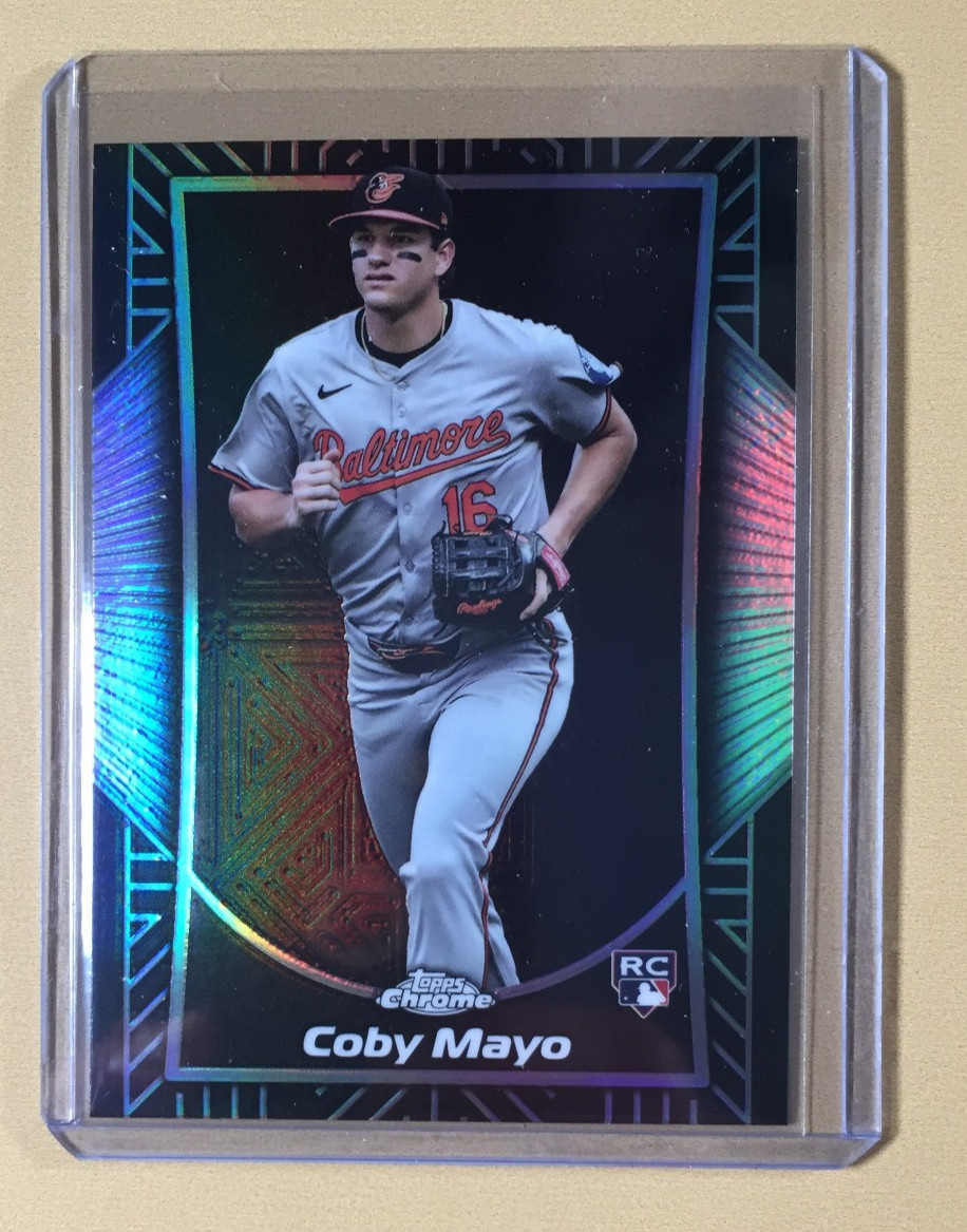 SALE: 2025 TOPPS CHROME COBY MAYO BALTIMORE ORIOLES SHADOW ETCH