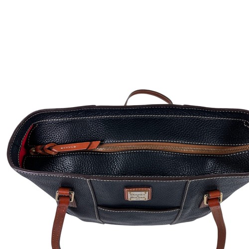Bolso de Mano Grande Dooney & Bourke Lexington Shopper Cuero Grano Guijarro Negro - Imagen 3 de 7