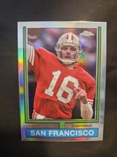 2024 Topps Chrome Football Joe Montana Refractor "1974 Topps" #74TF-18 🏈