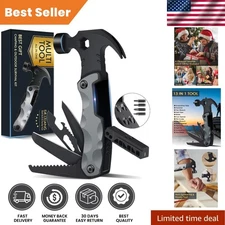 Stainless Steel Camping Multi-Tool with Safety Features - Ideal Men’s Gifts