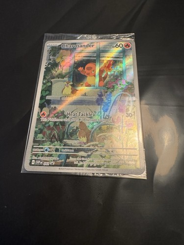 2023 Pokemon SVP EN S&V Charmander Illustration Rare Black Star Promo Sealed 044 - Bild 2 von 8