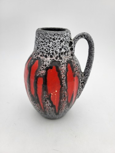 Scheurich # Fat Lava Lora 414-16 # Vase Keramik W.Germany WGP Vintage 60er 70er - Picture 2 of 5