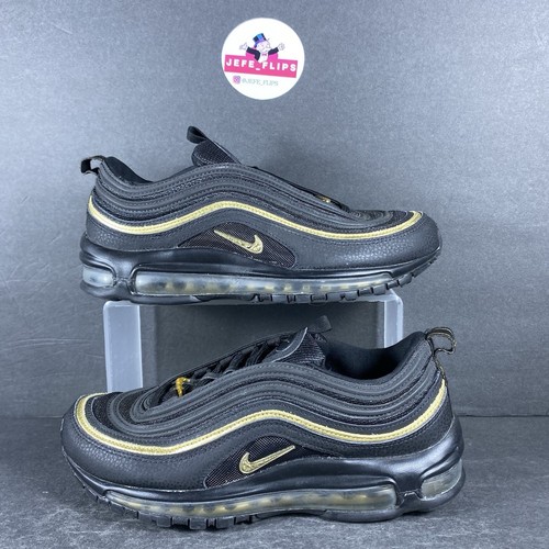 Nike Air Max 97 Black Metallic Gold DC2190-001 Men’s - Sz 8 - Picture 1 of 10