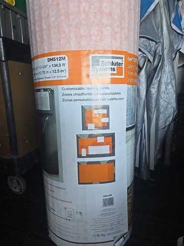 Schluter DH512M DITRA Heat Uncoupling Membrane 134.5 Ft² Roll Floor Underlayment - Picture 3 of 8
