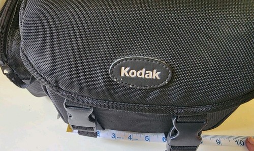 Kodak Large Black Nylon Camera Bag With adjustable Shoulder Strap 5 pocket.  - Picture 17 of 17