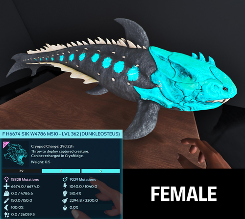 Ark Ascended PVE PS5 XBOX PC NUEVO TOP STATS Dunkleosteus dp cc tron batman - Imagen 15 de 19