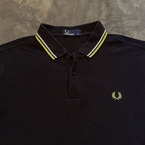 Fred Perry Poloshirt - Gr. M - Schwarz - sehr guter Zustand - keine Mängel - Bild 3 von 3