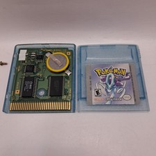 Pokemon Crystal Version (Nintendo GameBoy Color) Authentic New Battery Very Good