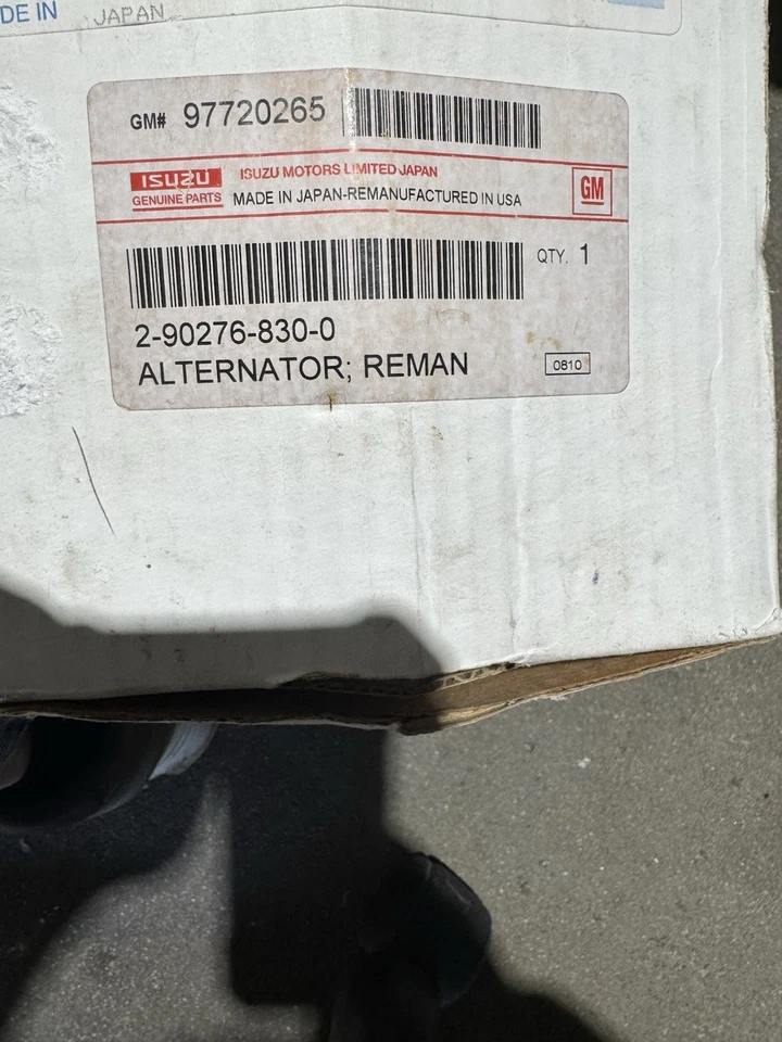 Alternador para Honda Passport 3.2L Isuzu Amigo Rodeo 1998-2002, Axiom Rodeo 3.5L - Imagem 4 de 4