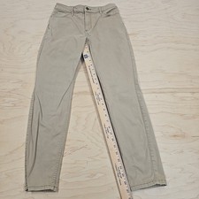 Hollister Jeans Womens 7r/6r W28R Khaki High-Rise Super Skinny Classic Stretch