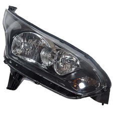 Right Driver Side OS Headlight Headlamp Black Clear Indicator - Valeo 45259
