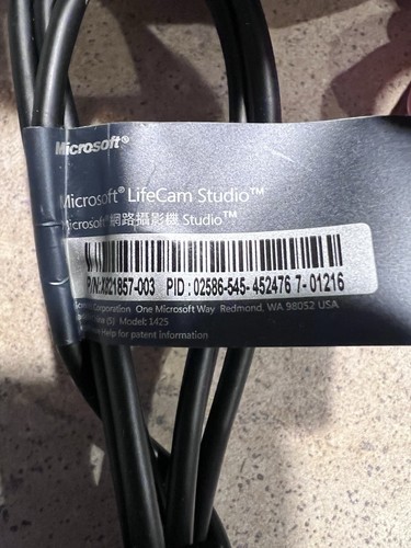 Microsoft LifeCam Studio Model 1425 USB 2.0 1080P HD Webcam X821857-003 - Tested - Picture 6 of 9
