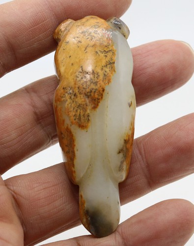 Collection ,-carved Chinese HeTian white jade cicada pendant amulet D580 - Picture 2 of 5