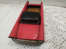Vintage 1958 Ford Mercury Pick-up Truck Tin Toy, Red Litho 6.1/4'' LONG 