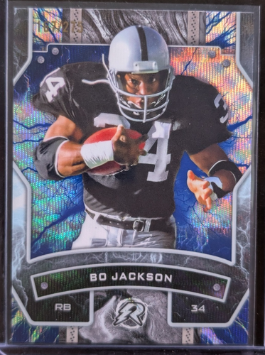 2024 Topps Resurgence - Bo Jackson #76 Navy Surge Refractor /275 RAIDERS LEGEND