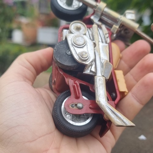 Vintage Chopper 5712 Tinplate Motorcycle – Germany – Rare TONKA - Picture 4 of 8