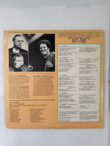 One Hundred Years of Great Artists at the Met 12" Record 1986 MET Classical - Foto 2 di 9