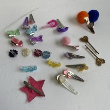 Baby Little Girl Hair Clips Snaps Barrettes Assortment Lot 24 PCs