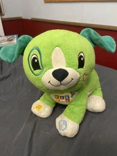 LeapFrog Read With Me SCOUT Interactive Music Plush Stuffed Dog TESTED & WORKS