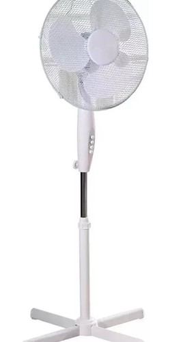 DAEWOO 16" White Pedestal Floor Standing Cooling Fan Portable 3 Speed Big Fan - Picture 5 of 5