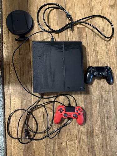 Sony PlayStation 4 500GB Konsole Bundle ~ Schwarz mit 2 Controllern & 1 Spiel Disc