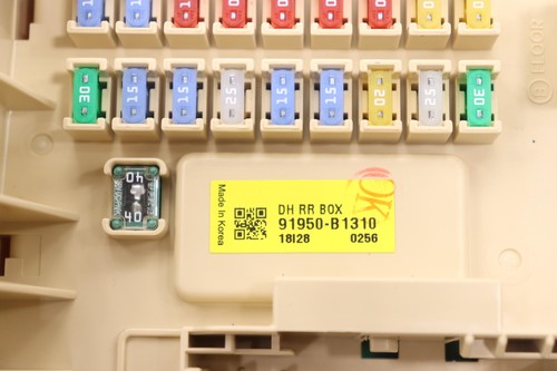 2018 - 2020 GENESIS G80 REAR TRUNK FUSE JUNCTION MODULE BOX OEM 91950B1310 - Bild 9 von 10