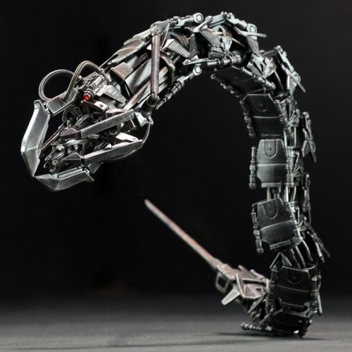 Movie Masterpiece Terminator 4 John Connor vs Hydrobot Ver Actionfigur HotToys - Bild 5 von 8